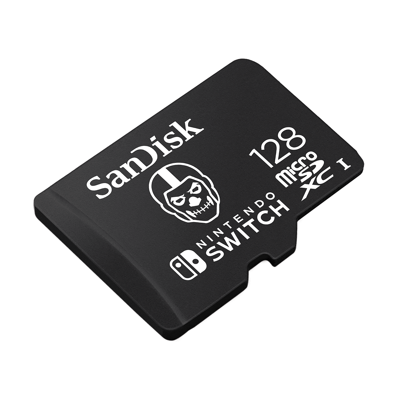 Nintendo Switch Fortnite Edition microSD 128GB Angled