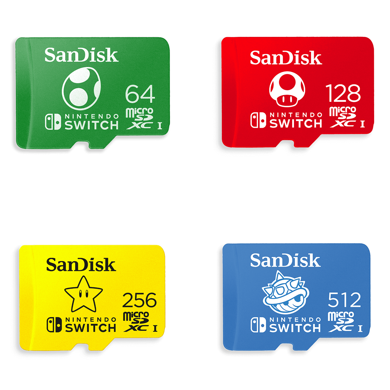 64GB Nintendo® 授权的Nintendo Switch™ 系统专用存储卡| Sandisk