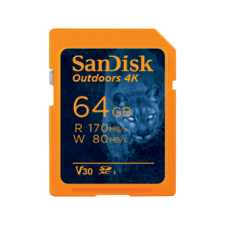 SanDisk Outdoors 4K SD UHS-I Card