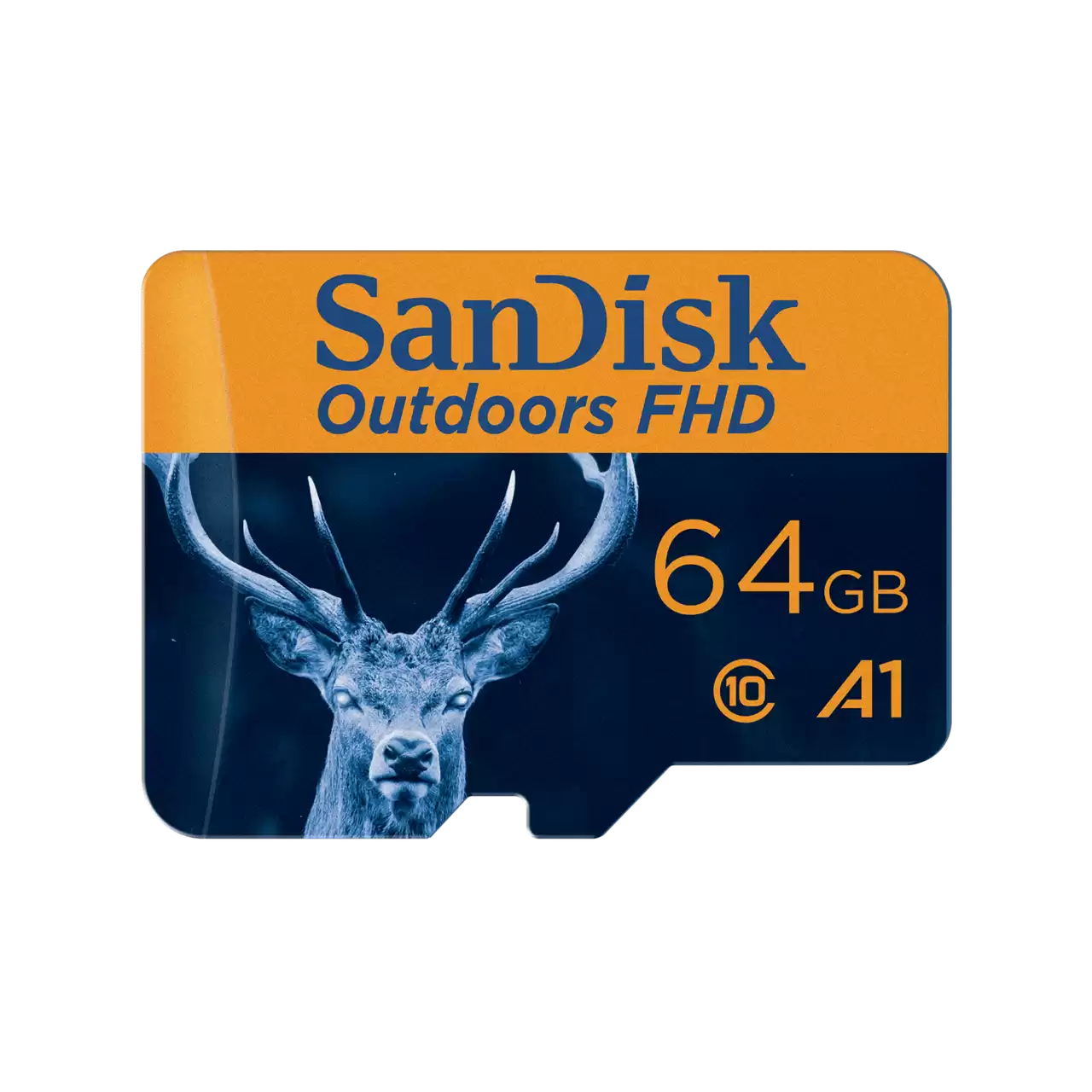 SanDisk Outdoors FHD microSD 64GB Front- Zoom Image