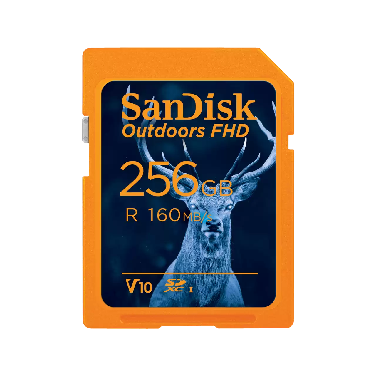 SanDisk Outdoors FHD UHS-I Card 256GB Front- Zoom Image