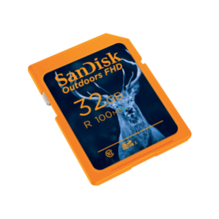 SanDisk Outdoors FHD UHS-I Card 32GB Right