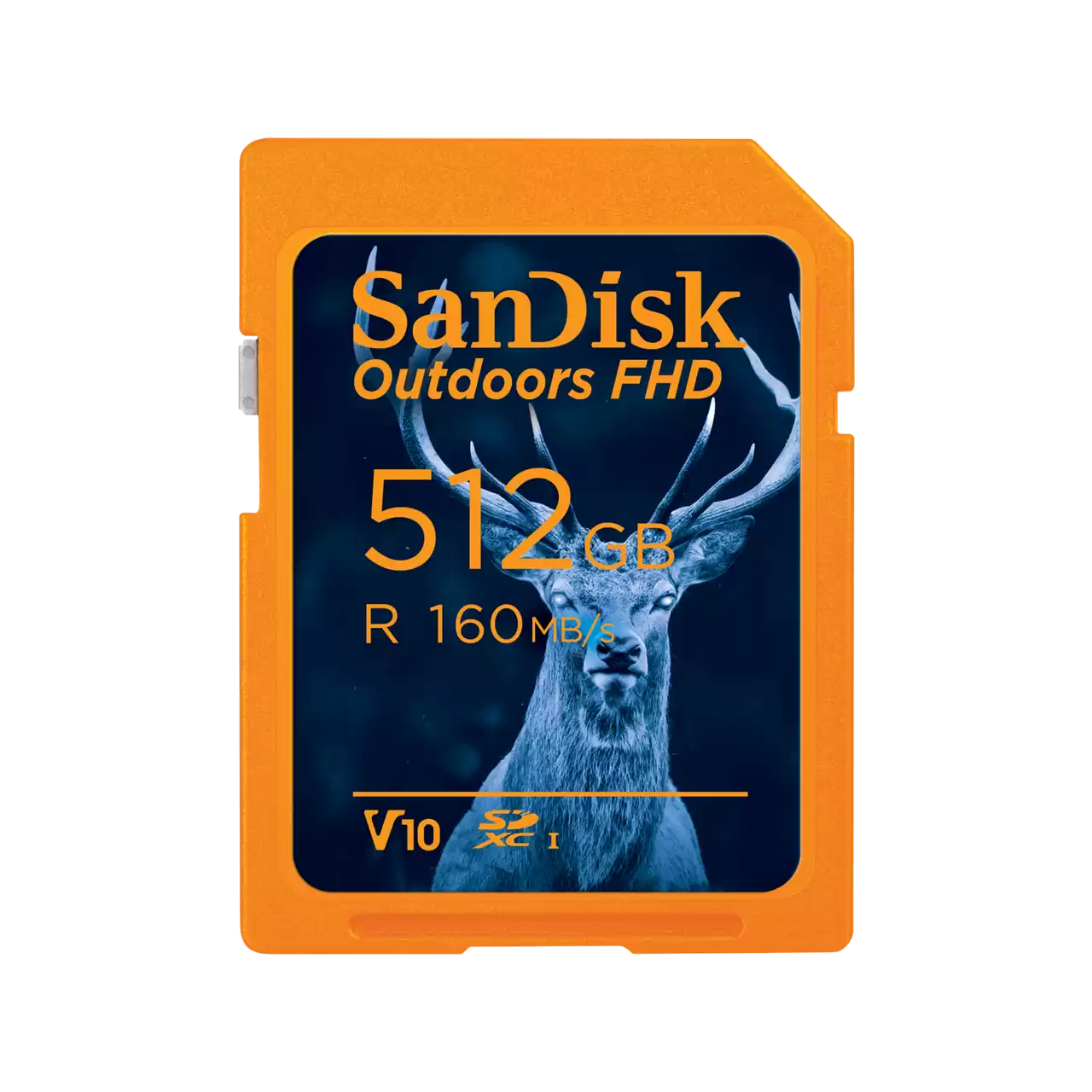 SanDisk Outdoors FHD UHS-I Card 512GB Front- Zoom Image