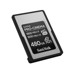 SanDisk PRO-CINEMA CFexpress Type B 320GB Left