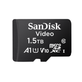 SanDisk Video VD QD131 microSD 1.5TB Front