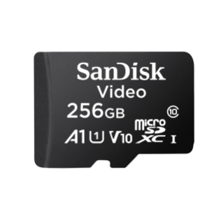 SanDisk Video VD QD131 microSD 256GB Front 