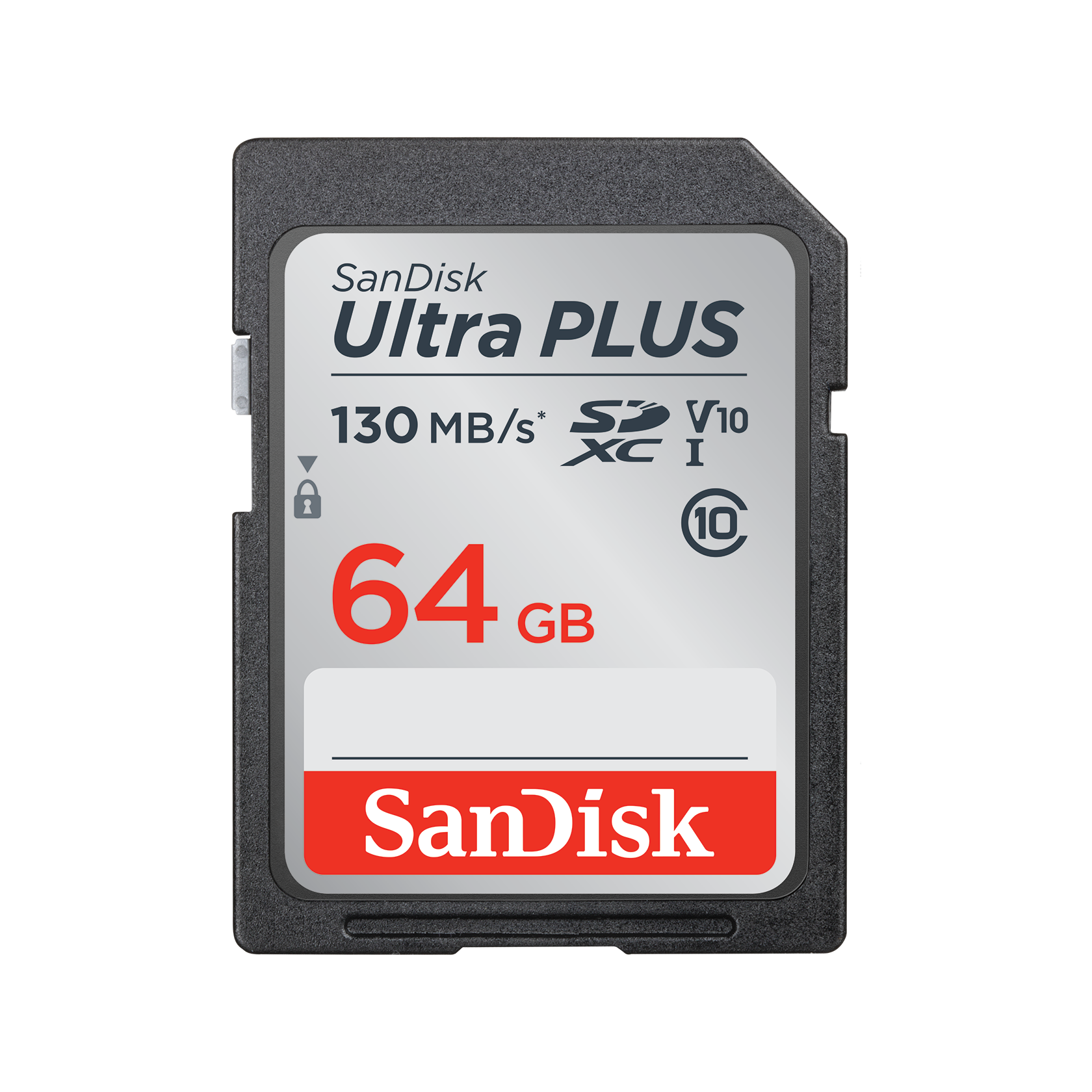 64GB SDXC SanDisk Ultra PLUS SDHC/SDXC Memory Card | Sandisk