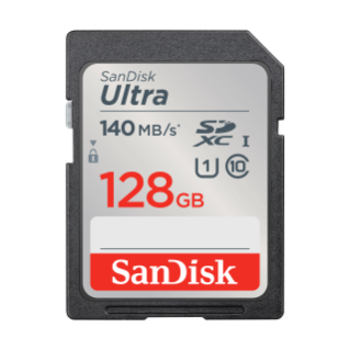 SanDisk Ultra UHS-I 128GB 140mbs