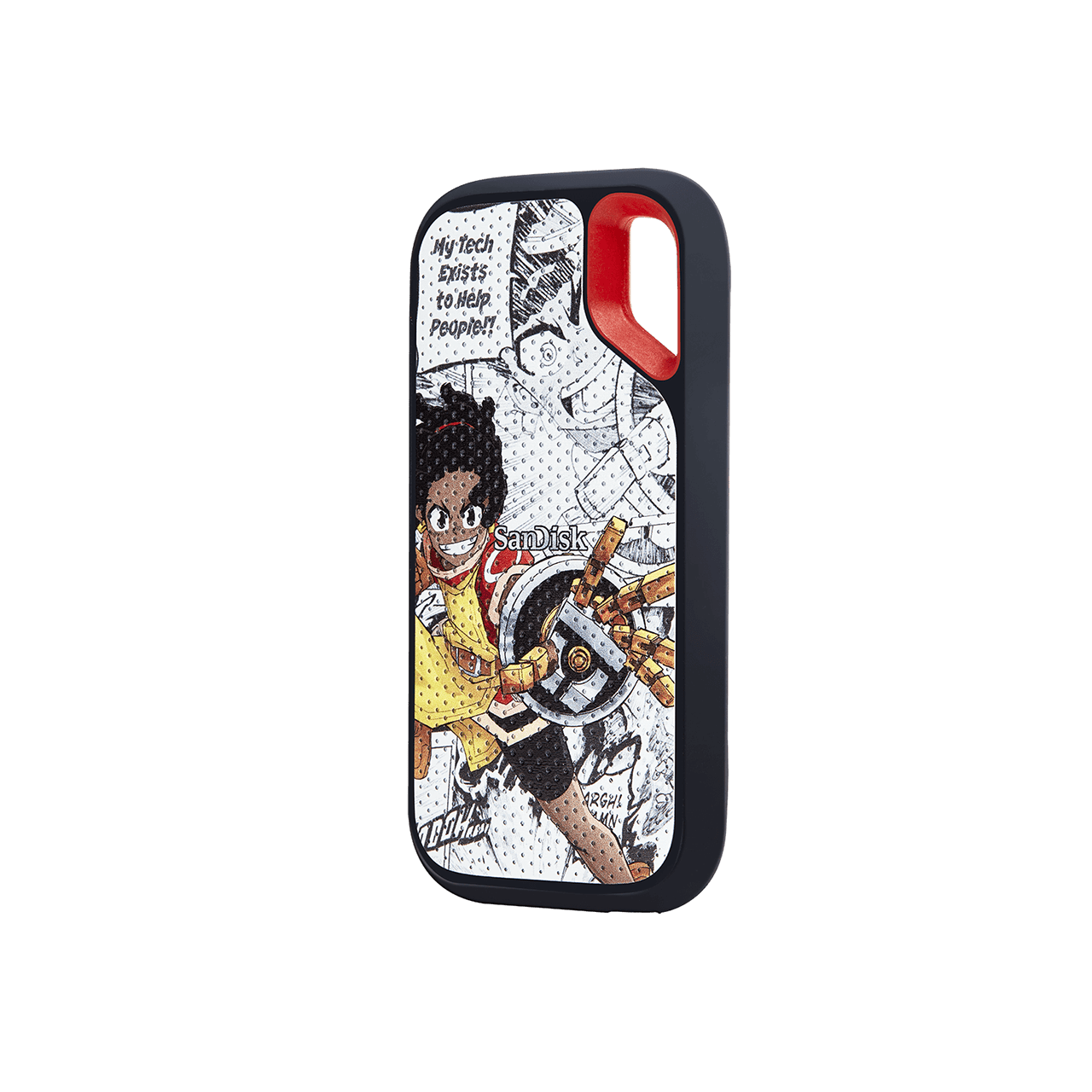 SanDisk Extreme SSD Afrofuturism Edition Left
