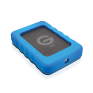 G Drive EV Raw SSD Bumper Hero Angled