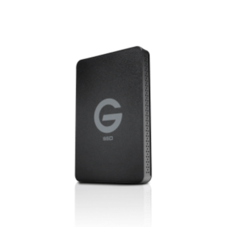 G Drive EV Raw SSD Left Angled