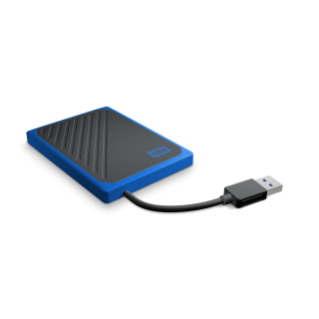 My Passport Go Blue Cable Out