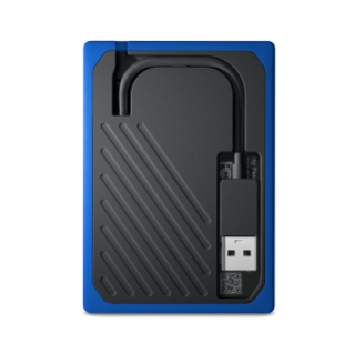 My Passport Go Blue Rear