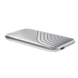 My Passport USB 3.2 SSD Silver Flat Left