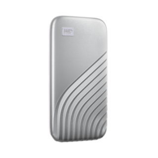 My Passport USB 3.2 SSD Silver Left