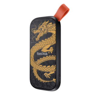 SanDisk Portable SSD (Dragon Edition) Left