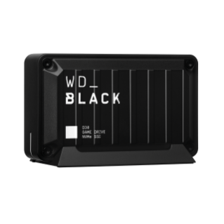 WD Black D30 Game Drive USB 3.2 SSD Facing Right