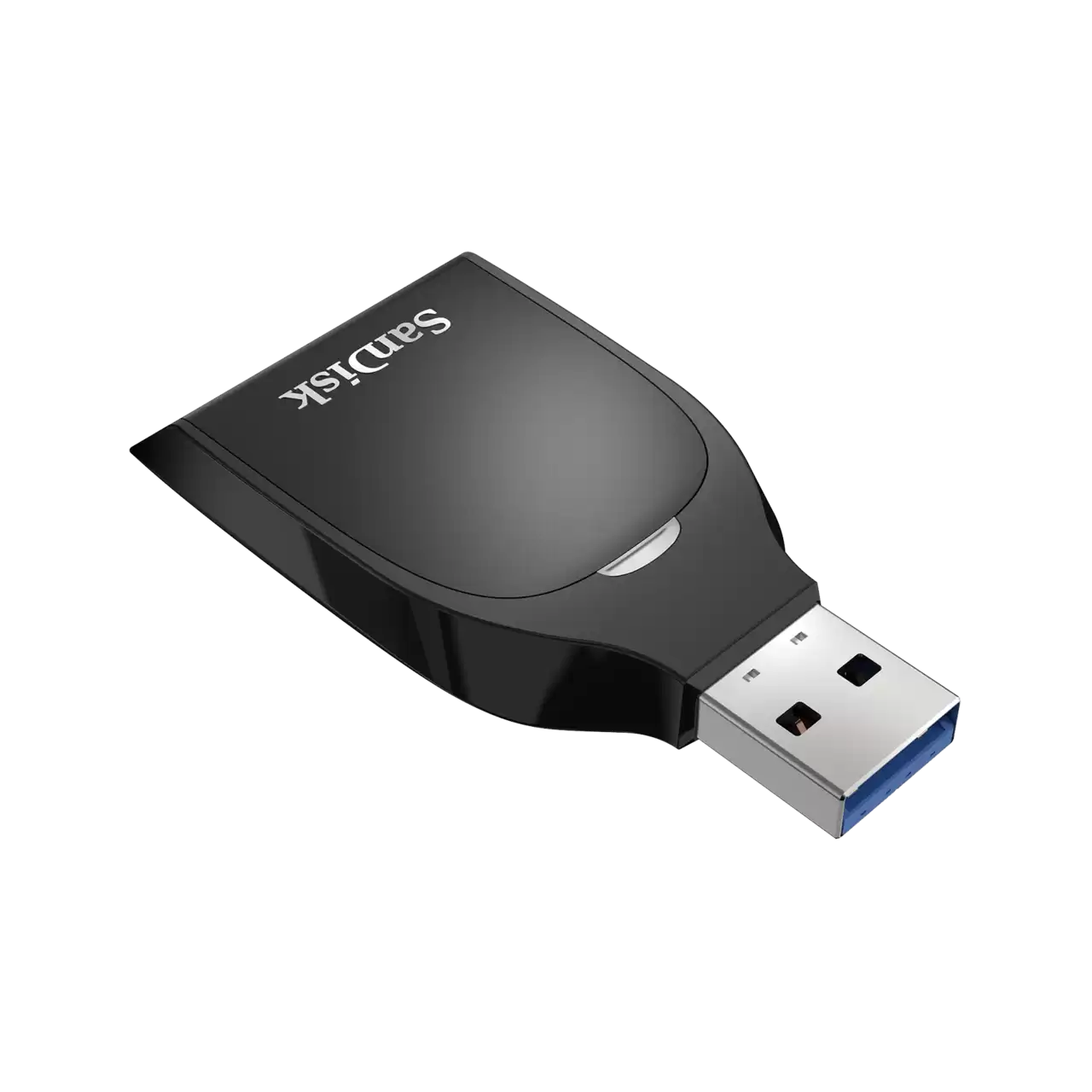 UHS-I USB 3.0 SD card reader down right angled image- Zoom Image