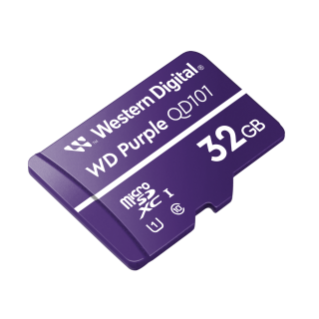 WD Purple Microsd 2020 Angled 32GB