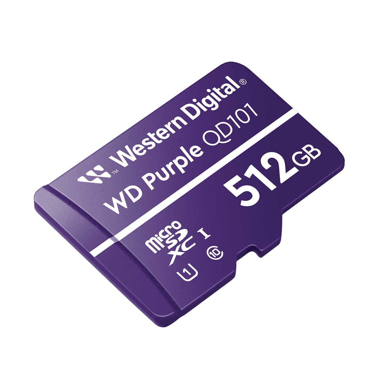 WD Purple Microsd 2020 Angled 512GB