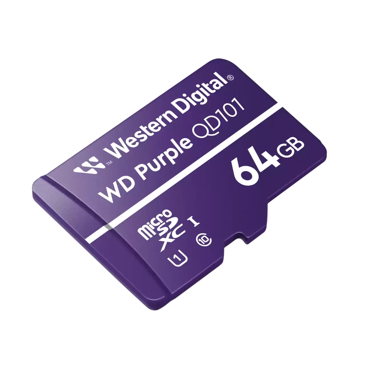 WD Purple Microsd 2020 Angled 64GB- Zoom Image