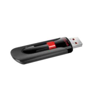 Cruzer Glide USB 2.0 Angled Open