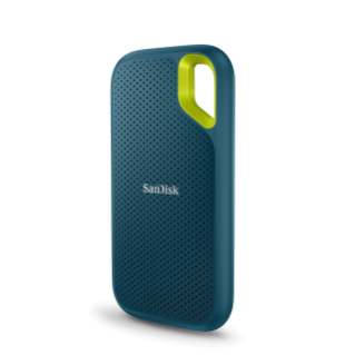SanDisk Extreme Portable SSD USB 3.2 Storage Device Left (Monterey)