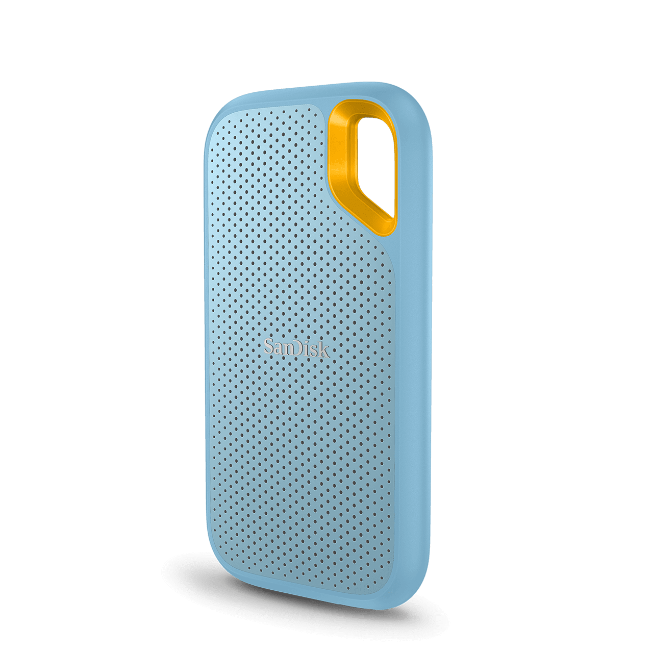 SanDisk Extreme Portable SSD USB 3.2 Storage Device Left (Sky Blue)