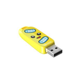 SanDisk Fortnite USB Flash Drive, Peely Edition Angled