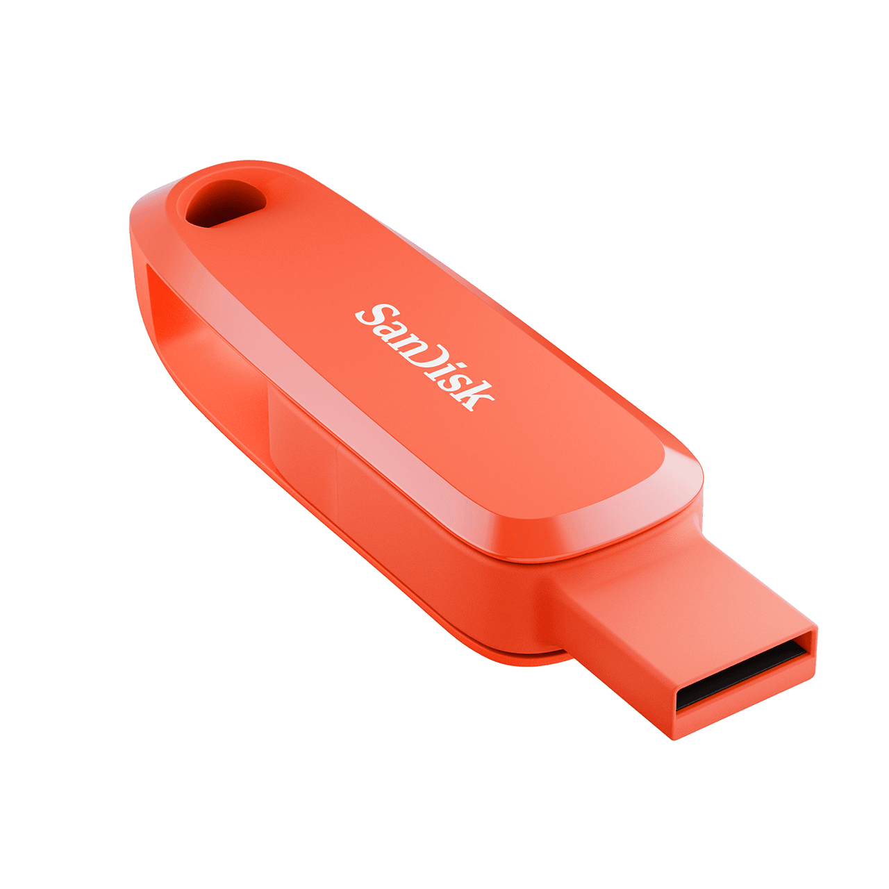 SanDisk Phone Drive for Android Nasturium Orange Closed
