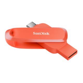 SanDisk Phone Drive for Android Nasturium Orange Open