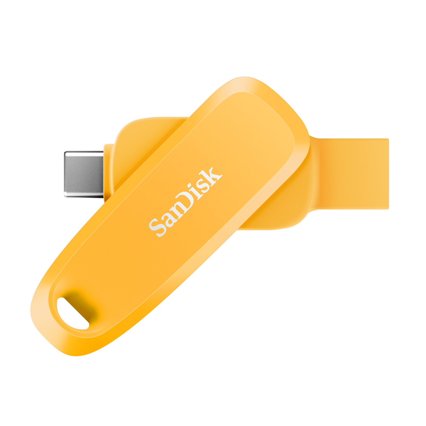 SanDisk 256GB Phone Drive for Android, Yellow - SDDDC6-256G-G46YD USB Type-C