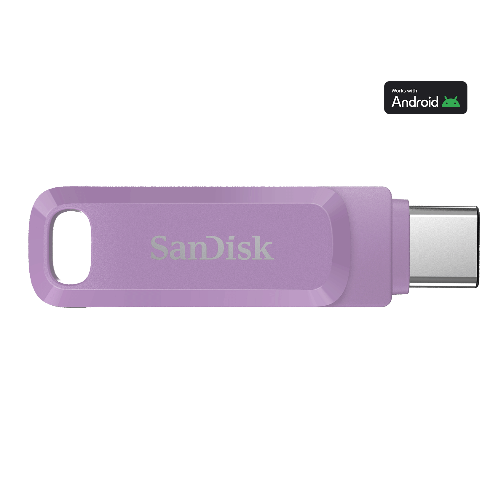 SanDisk 256GB Ultra Dual Drive Go USB Type-C Flash Drive - Lavender - SDDDC3-256G-G46L