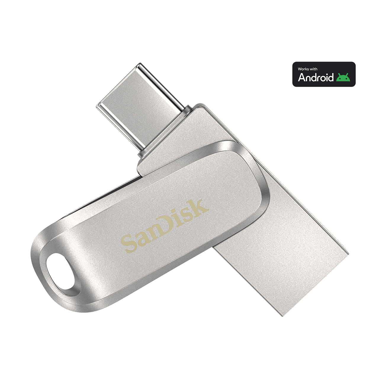 SanDisk Ultra Dual Drive Luxe USB Type-C - 32GB Silver - Image1