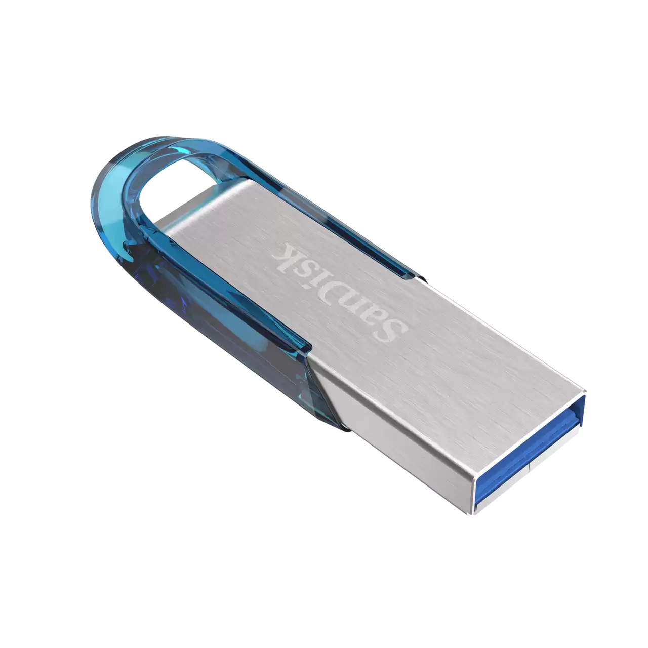 Ultra Flair USB 3.0 Tropical Blue Right Angled- Zoom Image