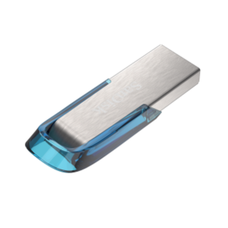 Ultra Flair USB 3.0 Tropical Blue Right Angled Up
