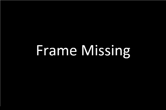 Image of a frame missing